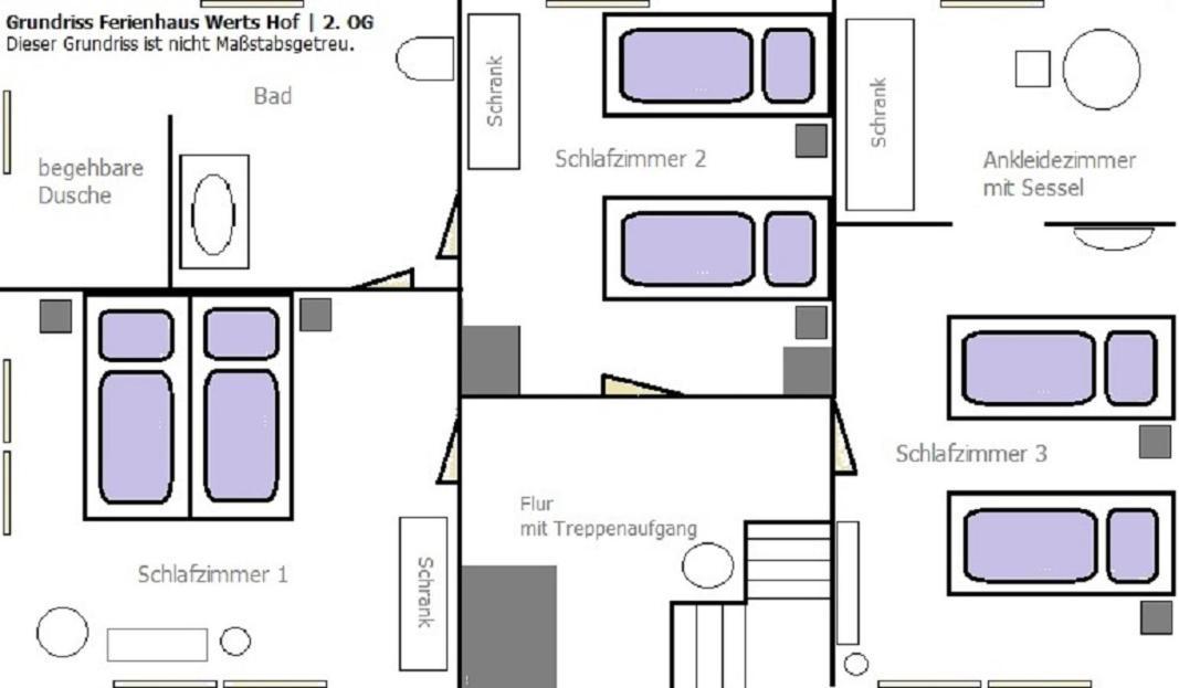 Werts Hof Ferienwohnen Villa Rauschenberg Ruang foto